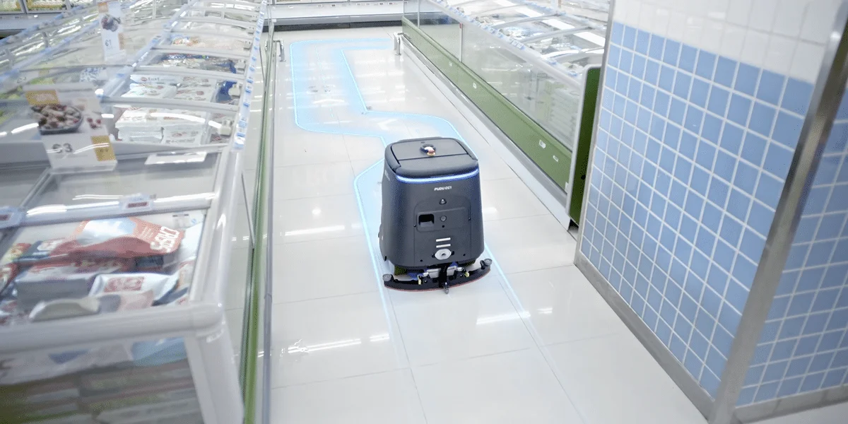 PUDU CC1 Pro - AI Cleaning Intensity Control