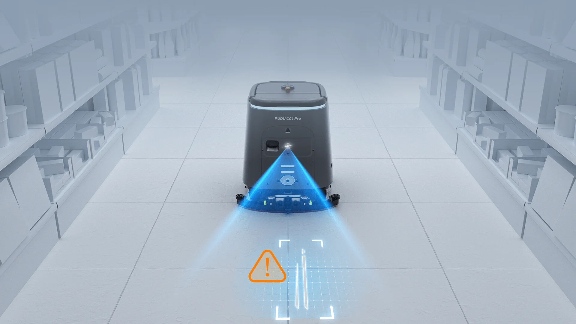 PUDU CC1 Pro - AI Components Self-Monitoring