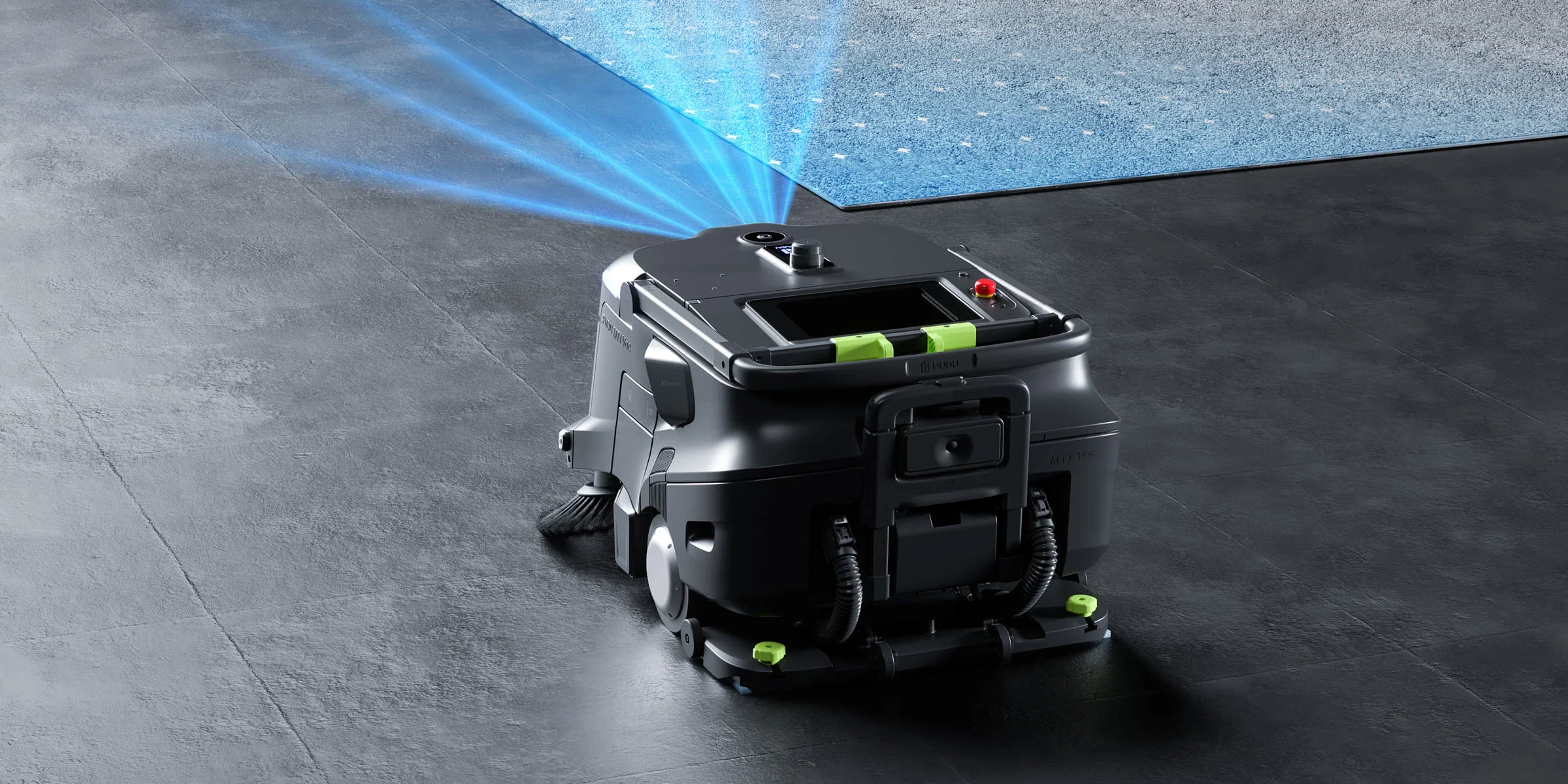 PUDU MT1 Vac - Both carpet and hard floors