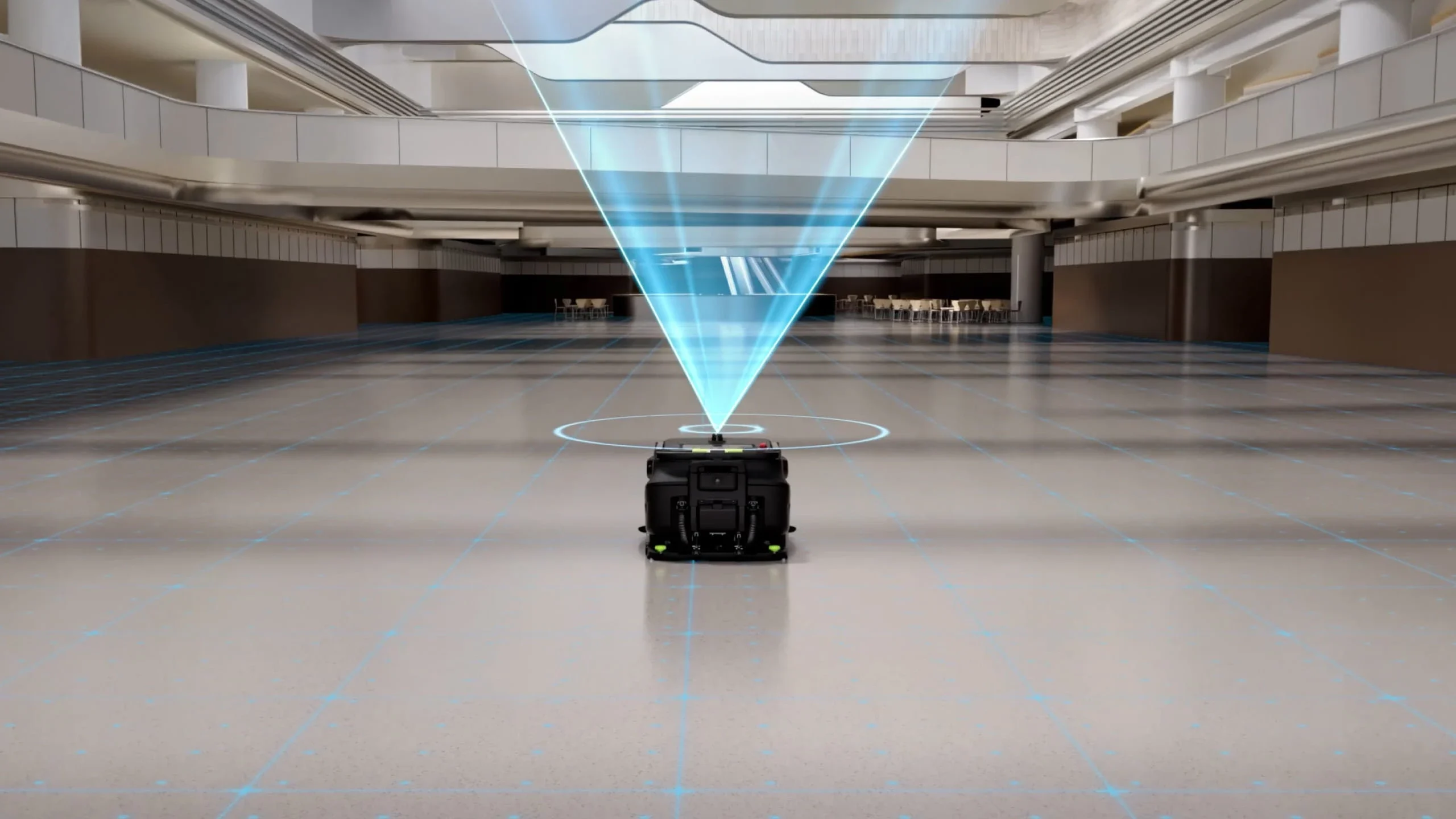 PUDU MT1 Vac - Seamless adaptation to dynamic environments