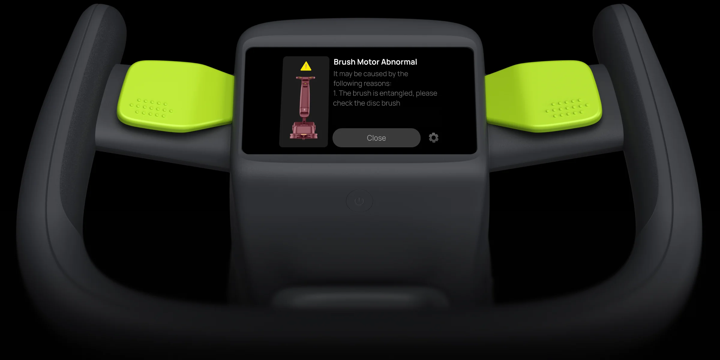 PUDU SH1 - Touch Screen Interface - Component Monitoring