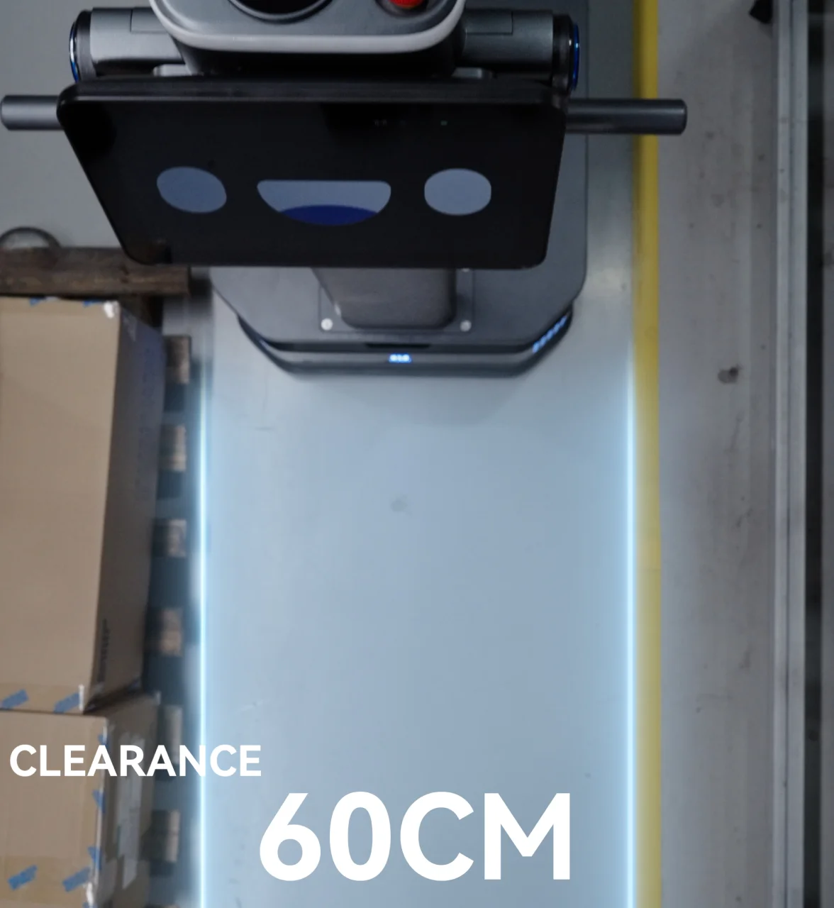 Boasting an exceptional 60cm path clearance