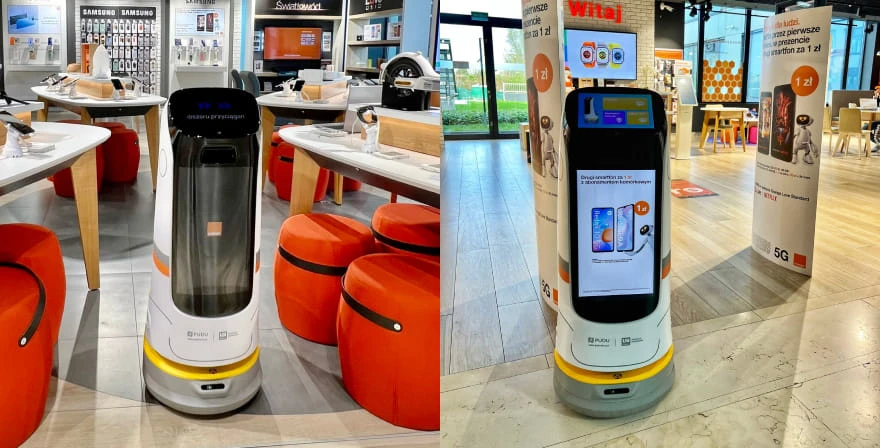 Orange Poland Partners with Pudu Robotics for Smart Marketing Solutions