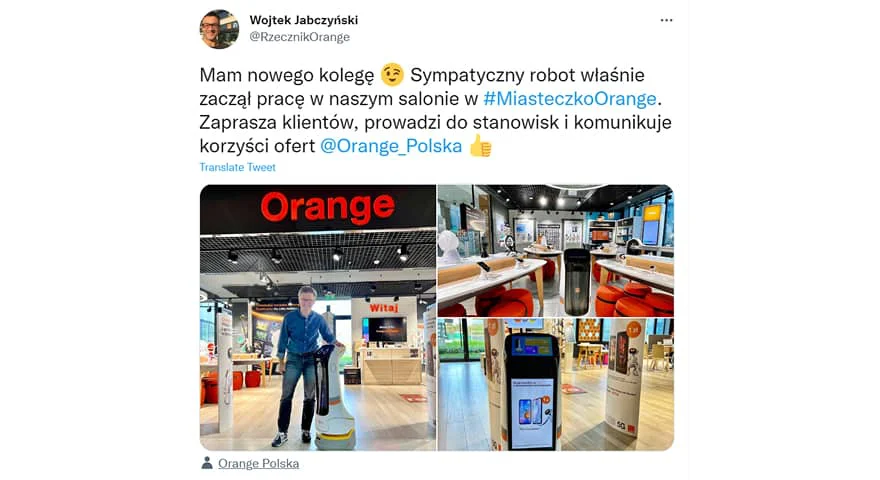 Orange Poland Partners with Pudu Robotics for Smart Marketing Solutions