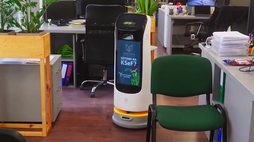 KettyBot serving at Meritum in Poland