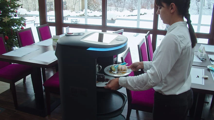 HolaBot serving at Cottonina Hotel & Mineral SPA Resort in Poland