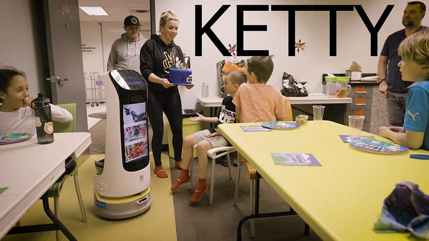 KettyBot for food delivery during events